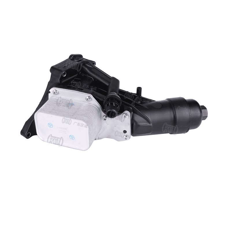 Plastic Oil Filter Housing Assembly With Oil Cooler