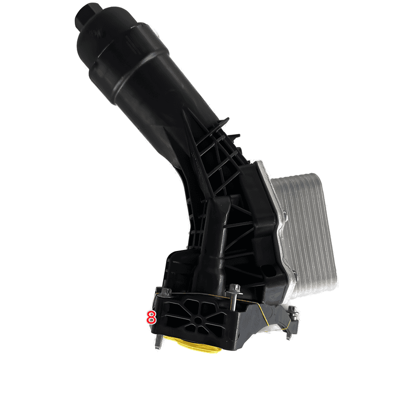 Plastic Oil Filter Housing Assembly With Oil Cooler