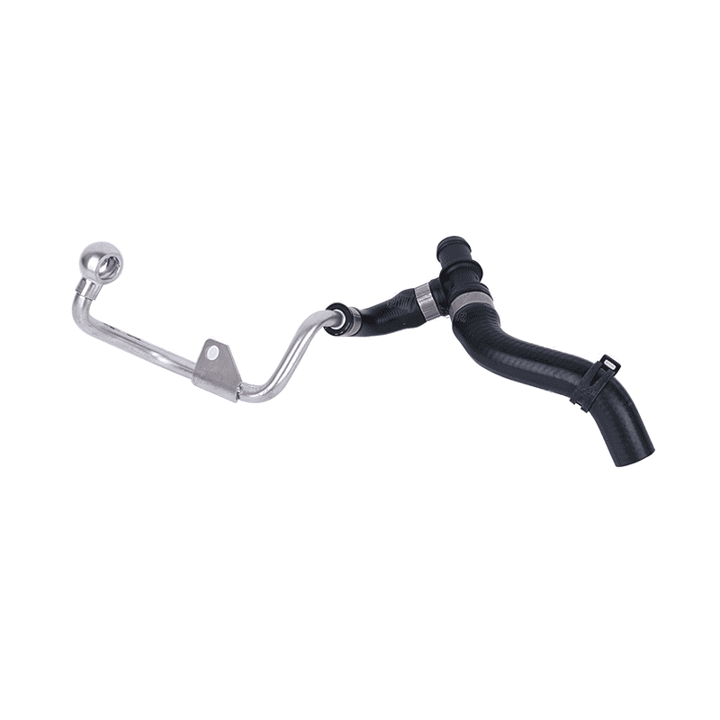 Turbocharger Coolant Outlet Hose With Tee