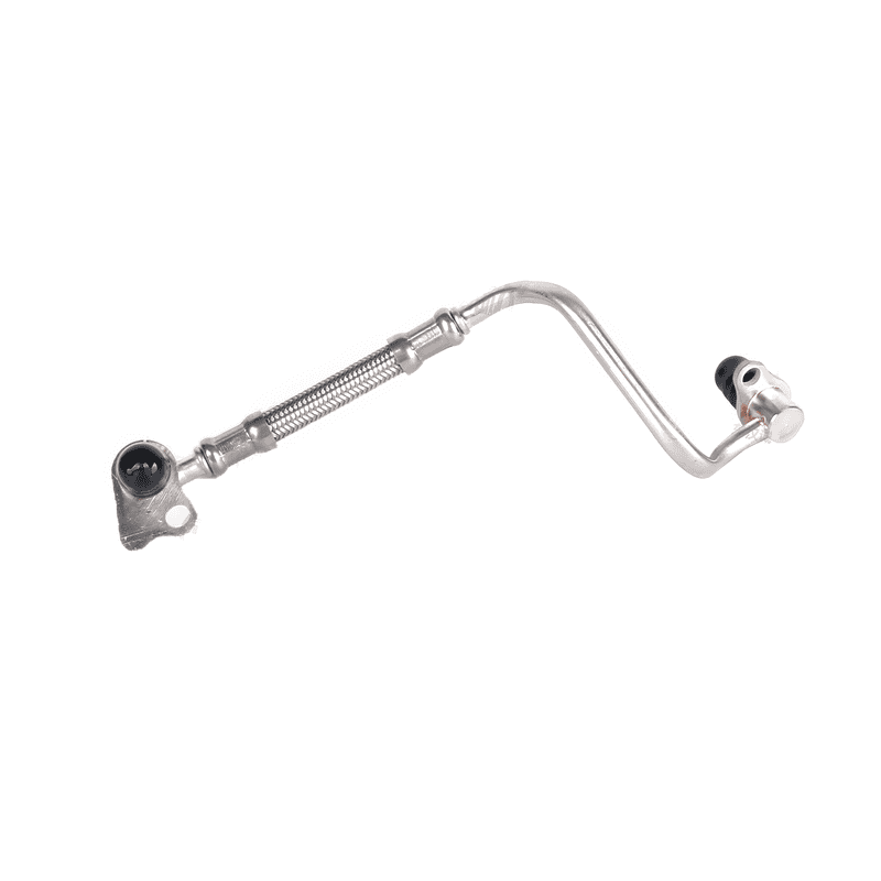 Turbocharger Oil Feed Hose Engine Block to Turbocharger with Check Valve