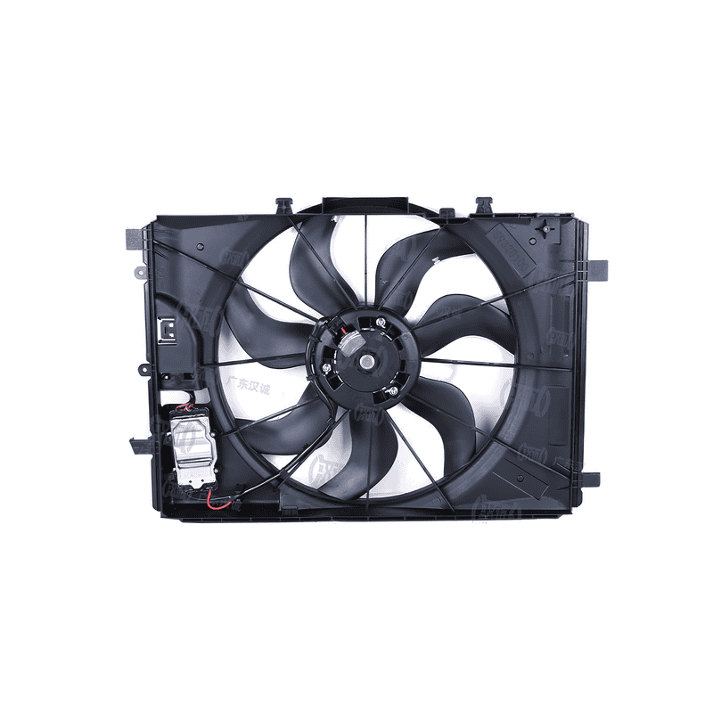 Electric Cooling Fan Assembly Single Fan 400W Brushed with Module