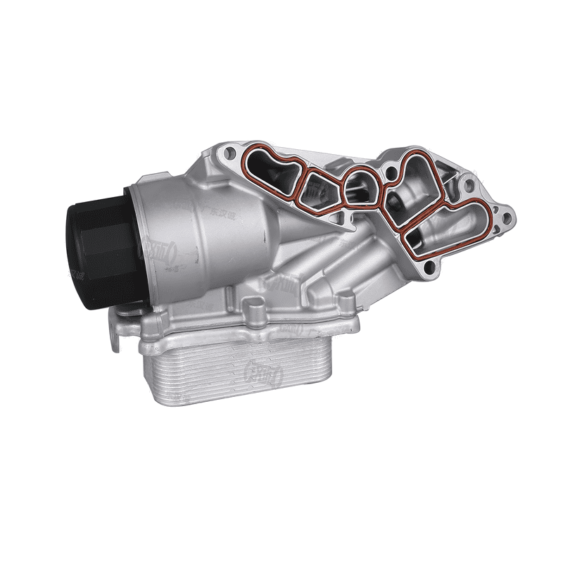 Oil Filter Housing Assembly with Oil Cooler Aluminum