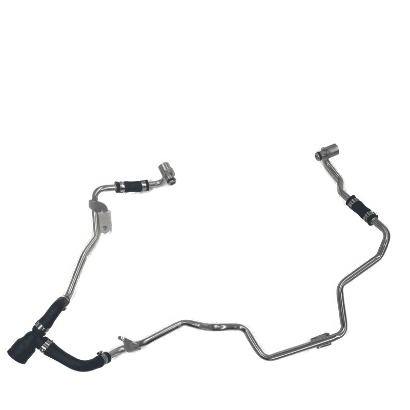 Turbocharger Coolant Outlet Hose Assembly Upgraded Steel Pipe