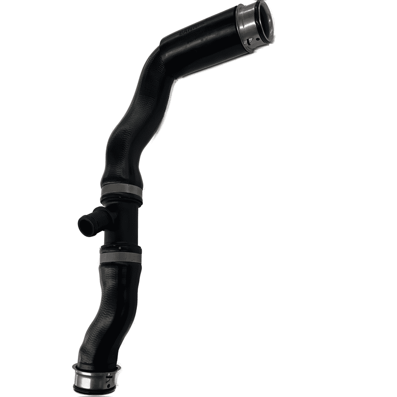 Lower Radiator Hose with Tee Upgraded Wide Metal End