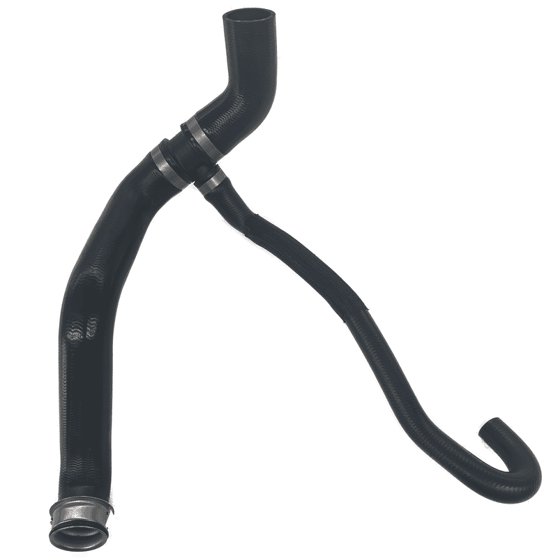 Lower Radiator Hose with Tee Upgraded Wide Metal End