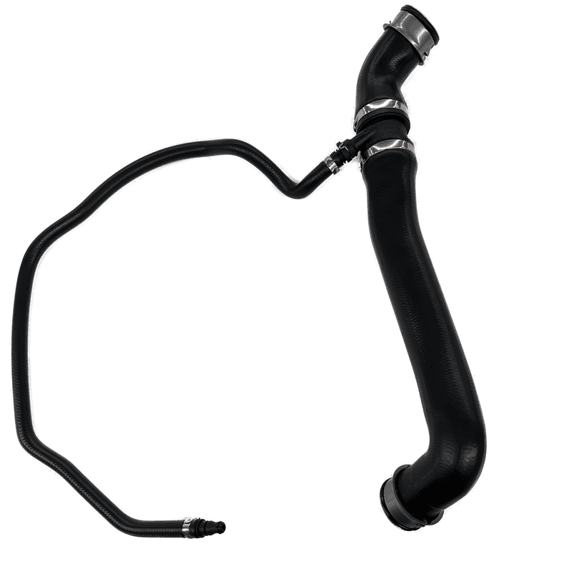 Upper Radiator Hose with Tee and Small Hose Upgraded Wide Metal End