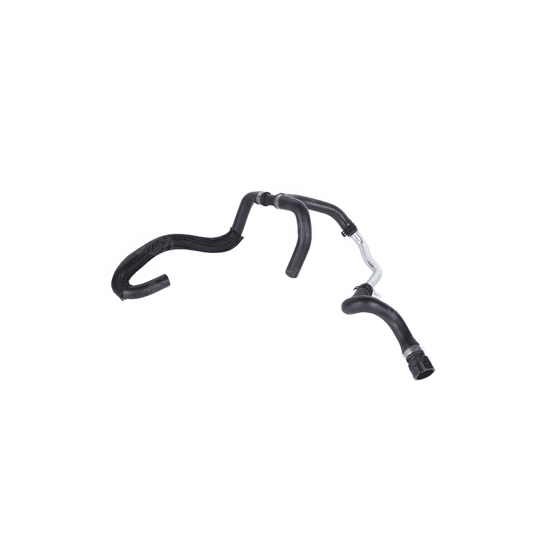 Coolant Reservoir Hose Lower With Metal Pipe With T-Fitting