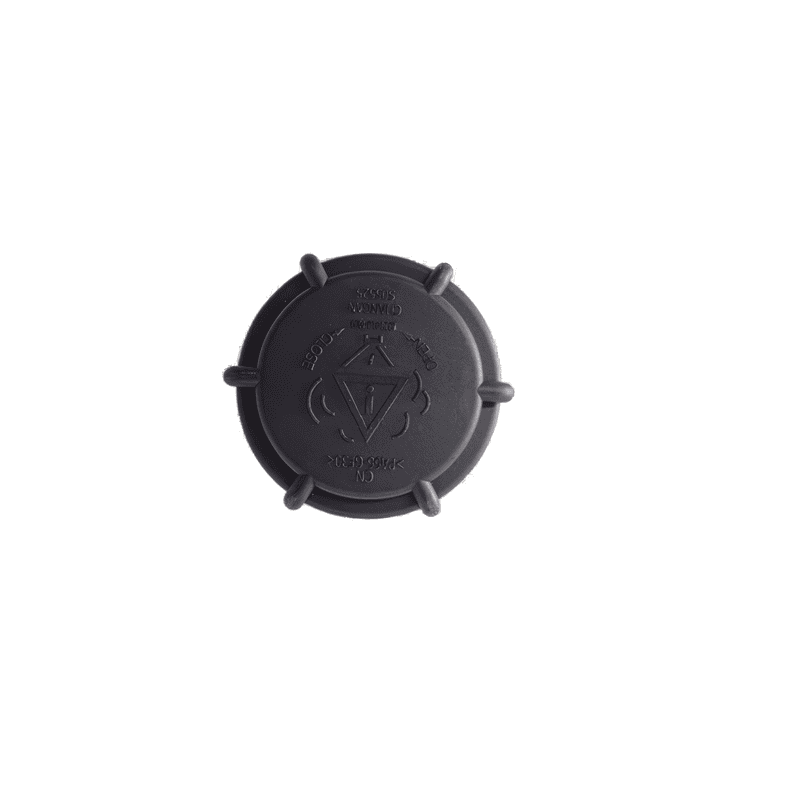 Coolant Reservoir Cap Black Flat