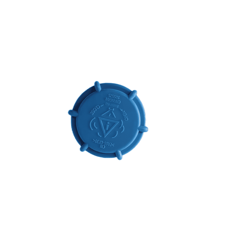 Coolant Reservoir Cap Blue Flat