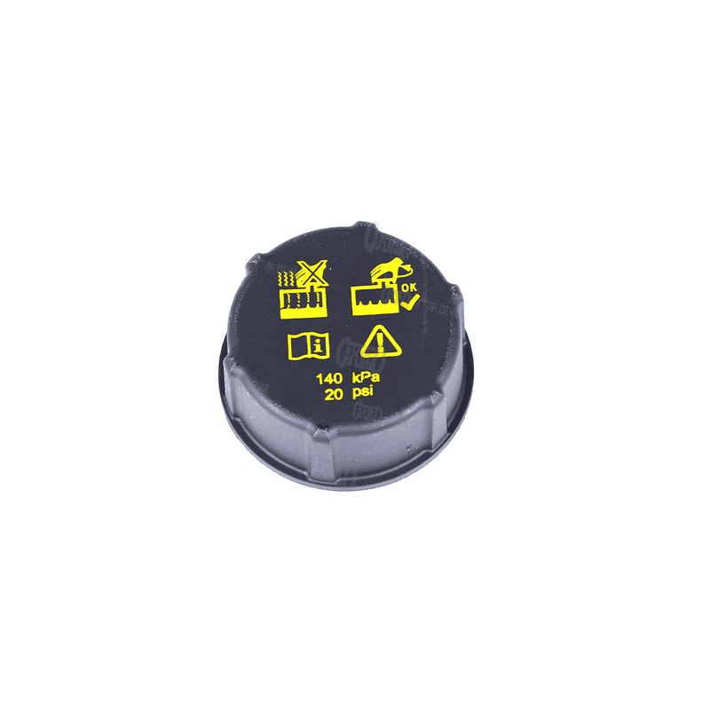 Coolant Reservoir Cap Black Convex