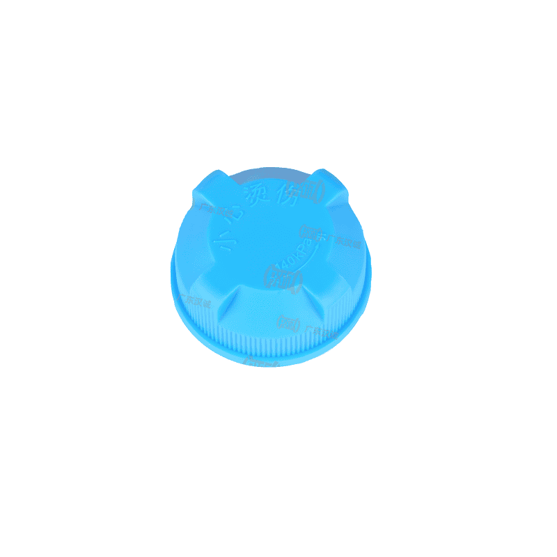 Coolant Reservoir Cap Blue Convex