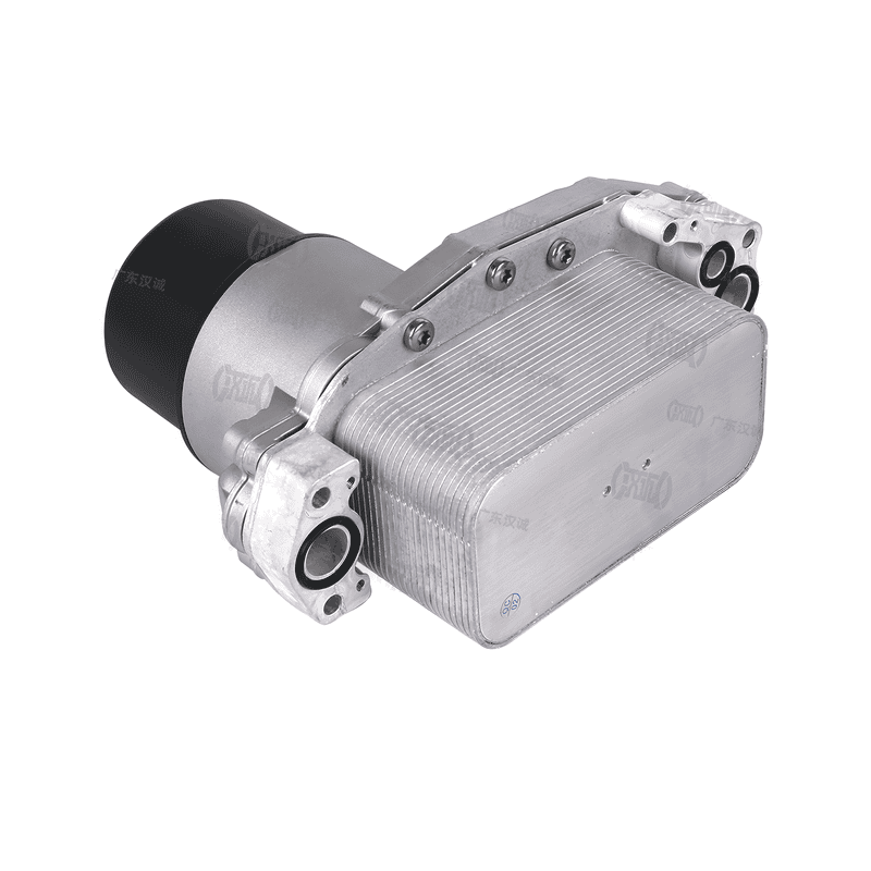 Oil Filter Housing Assembly with Oil Cooler Aluminum