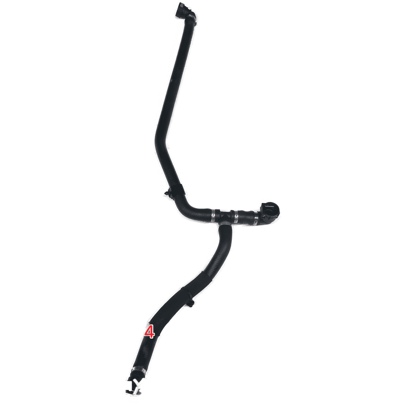 Heater Water Hose Radiator to Intercooler to Aux Tank with Tee