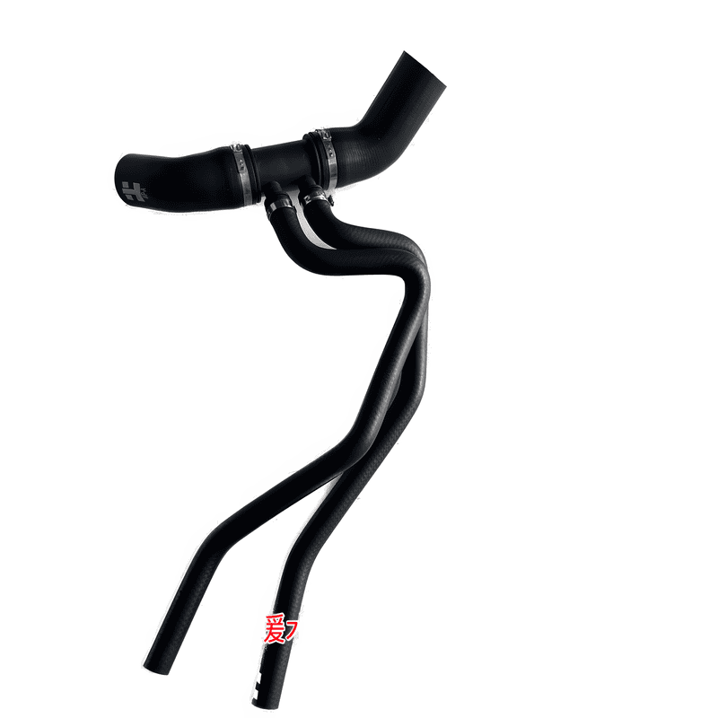 Heater Water Hose to Thermostat with Four Way