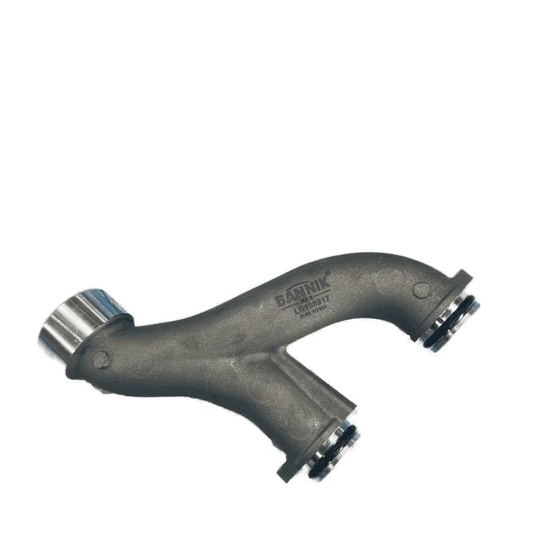Lower Radiator Hose Connector Y-Type Tee Aluminum