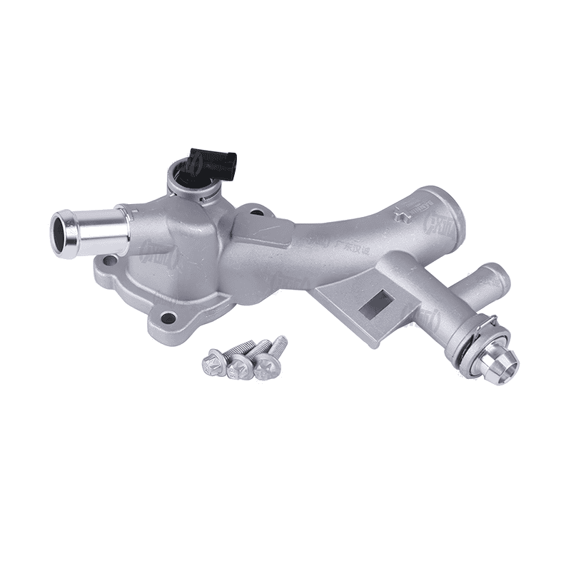 Coolant Hose Fitting Upper Hose Thermostat Aluminum