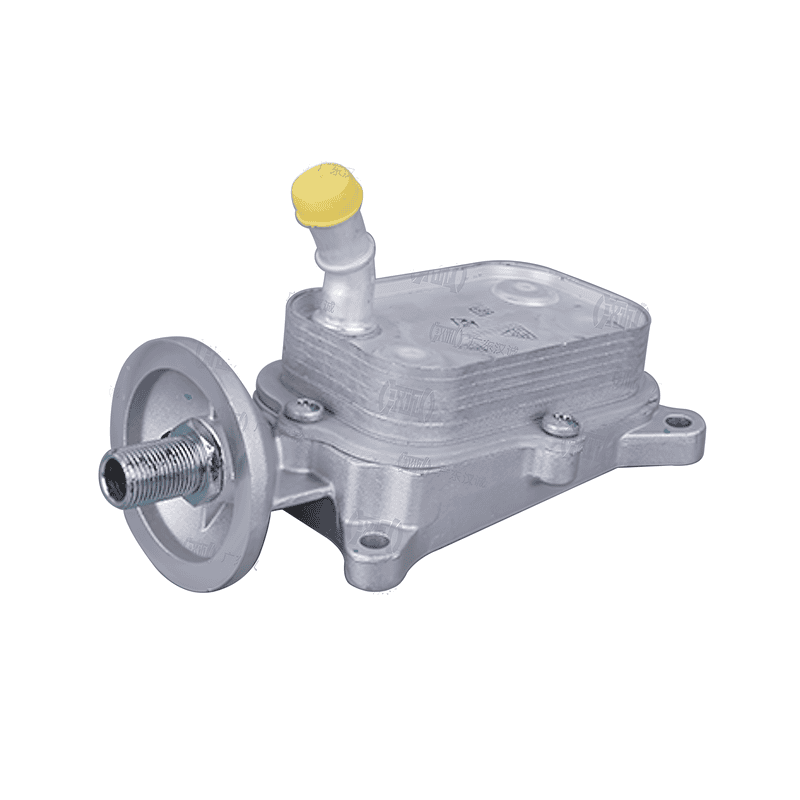 Oil Filter Housing Assembly with Oil Cooler Aluminum