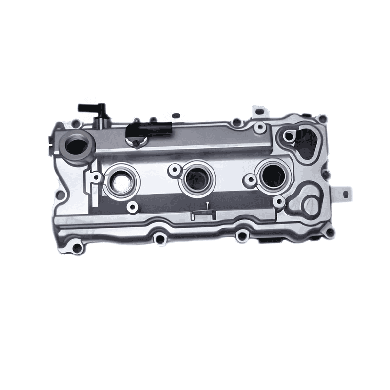 Valve Cover Front Left Aluminum Silver