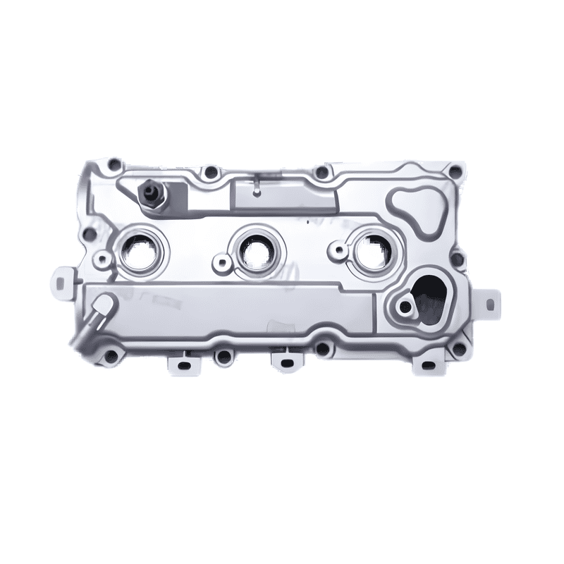 Valve Cover Rear Right Aluminum Silver