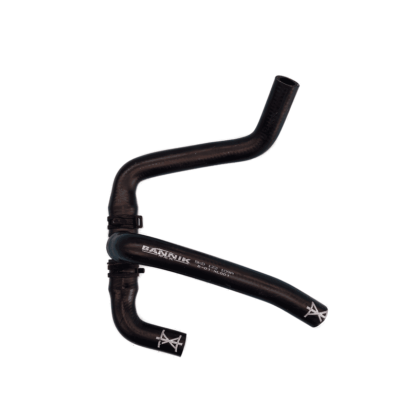 Overflow Tank Hose Reservoir Lower to Metal Pipe with T-Fitting