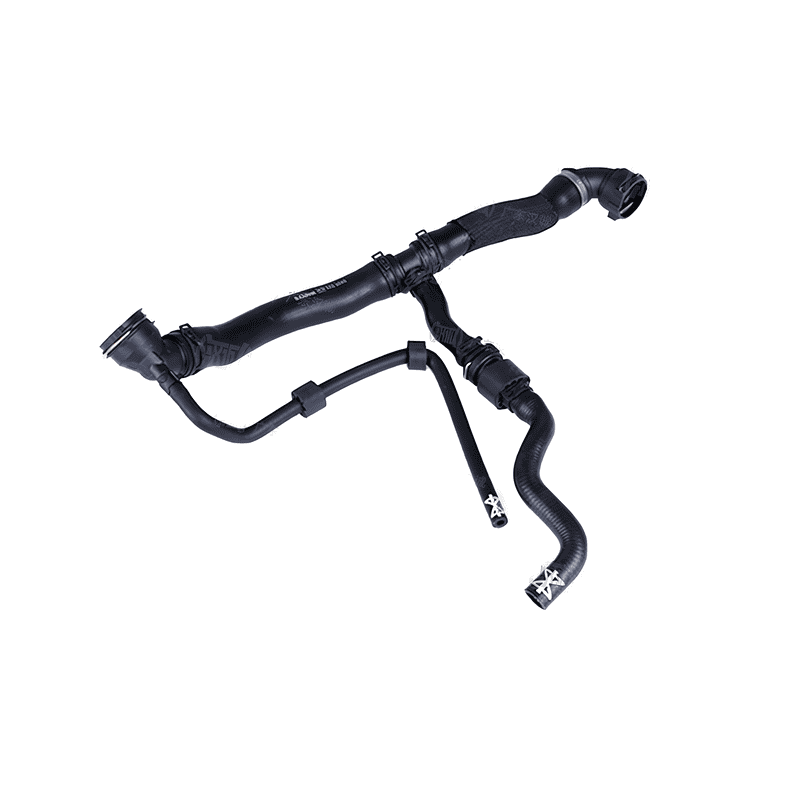 Upper Radiator Hose Radiator to Water Pump Dual T with Thermostat