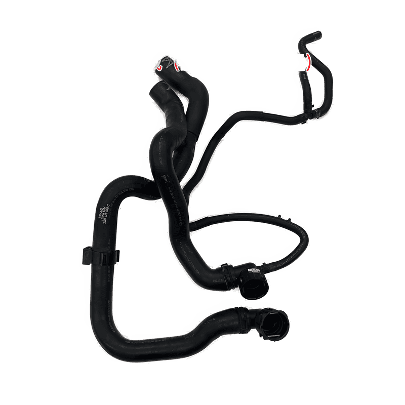 Upper and Lower Radiator Hose Assembly Upper with Dual T-Fitting