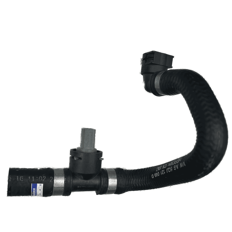 Lower Radiator Hose to Auxiliary Tank Lower with T-Fitting