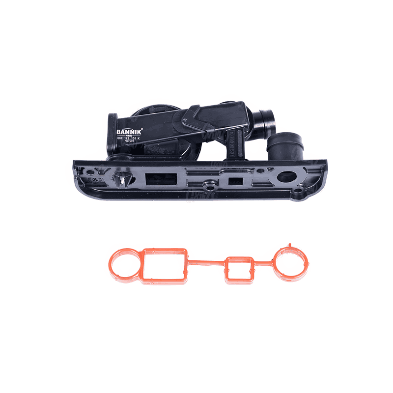Blow-by Valve with Gasket on Intake Manifold