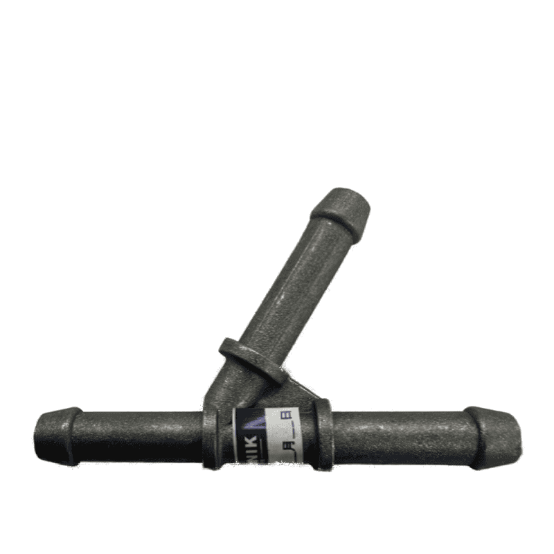 Coolant Pipe Fitting Y-Type 3-Way Aluminum 8x8x8