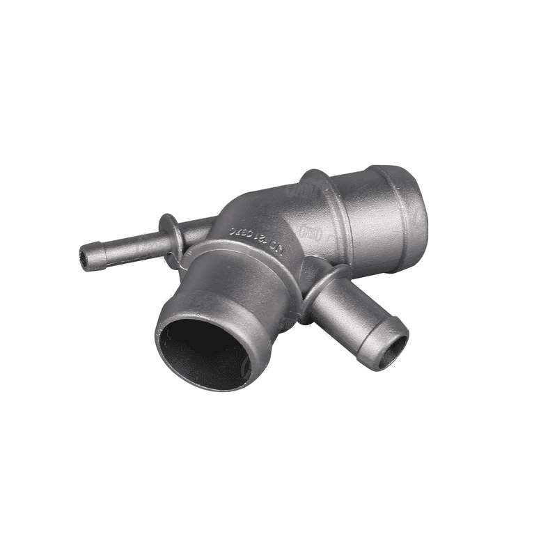 Coolant Pipe Fitting Upper Hose 4-Way Aluminum