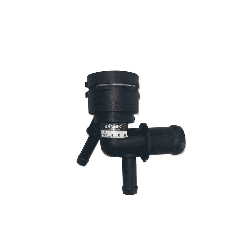Coolant Pipe Fitting Upper Hose to Radiator 4-Way