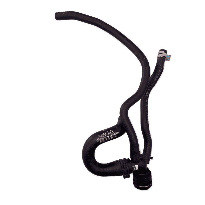 Upper Radiator Hose Auxiliary Tank to Intercooler with 4-Way