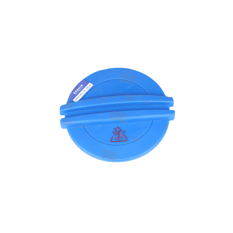 Coolant Reservoir Cap Blue Double Bar