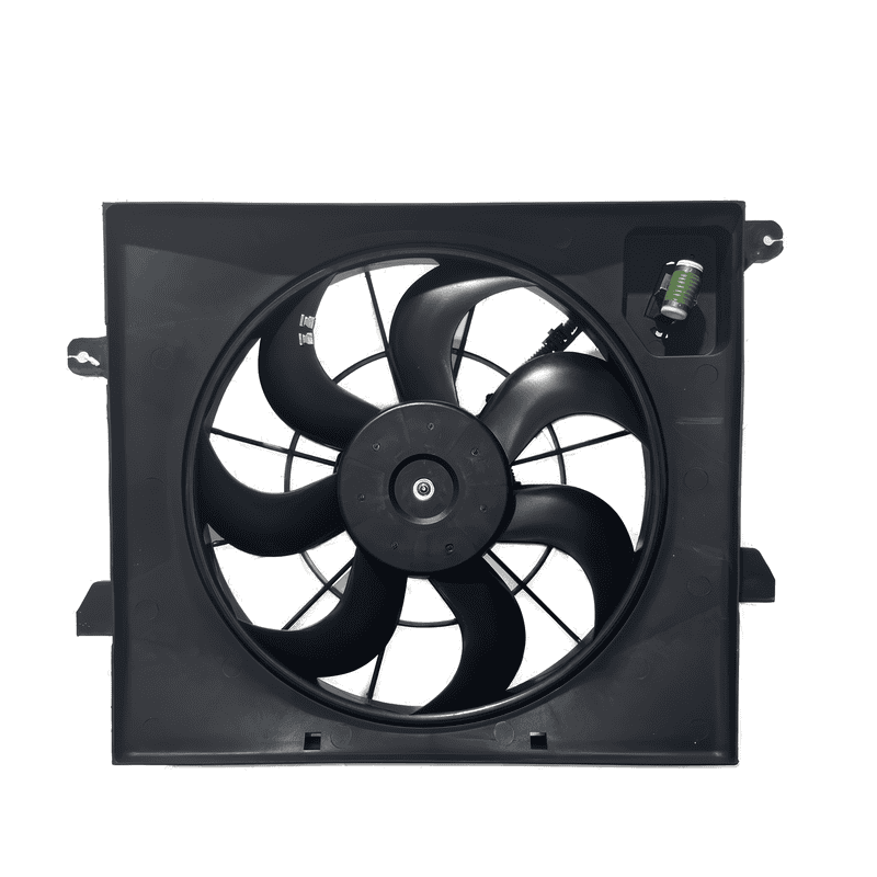 Electric Cooling Fan Assembly Single with Resistor YH0156