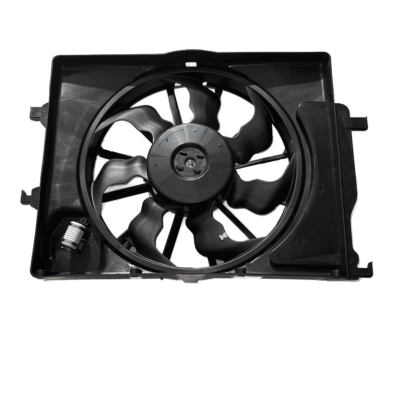 Electric Cooling Fan Assembly Single with Resistor and Reservoir YH0406